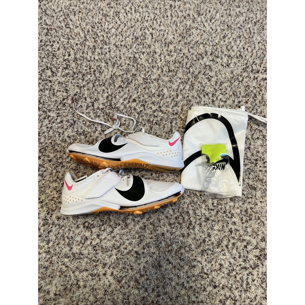 Nike Air Zoom Long Jump LJ‎ Elite Mens Track Spikes White CT0079-101 New Sz 10